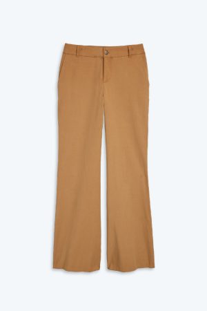 The Easy High-Waisted Flare Pant - Chai