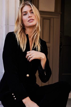 The Sustainable Velvet Collection Blazer - Sea Urchin