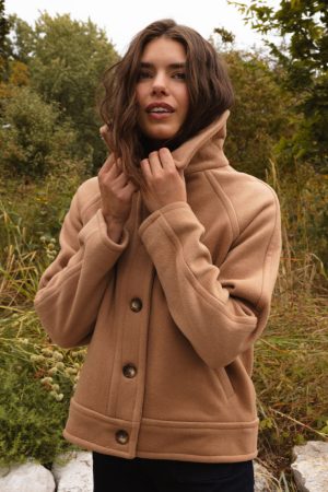 The Warmest Wool Short Coat - Fawn